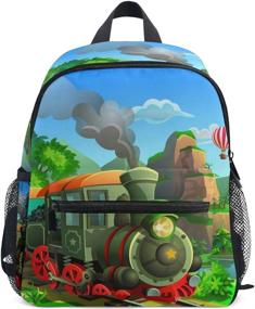 img 4 attached to MOFEIYUE Backpack Kindergarten Preschool Children Backpacks for Kids' Backpacks