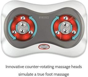 img 1 attached to 👣 HoMedics Deluxe Подогреватель для стоп с 4 вращающимися головками, 10 массажными узлами, терапевтическим массажем с вытягиванием и разминающим подогревом.