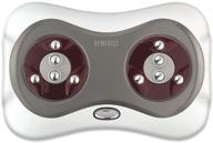 👣 homedics deluxe подогреватель для стоп с 4 вращающимися головками, 10 массажными узлами, терапевтическим массажем с вытягиванием и разминающим подогревом. логотип