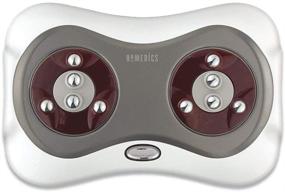 img 4 attached to 👣 HoMedics Deluxe Подогреватель для стоп с 4 вращающимися головками, 10 массажными узлами, терапевтическим массажем с вытягиванием и разминающим подогревом.