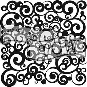 img 1 attached to 🌌 The Crafter's Workshop TCW6X6-156 Cosmic Swirl Template - 6x6 inches