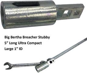 img 2 attached to 🔧 Инструмент Keyfit Tools Big Bertha BREACHER STUBBY дополнительно-крупный 1" ударный гаечный ключ с удлинителем | Подходит для ключей, плоскогубцев и гаечных ключей | Обеспечивает 4 фута силы для откручивания гаек | Без необходимости использовать самодельные удлинители или трубы.