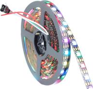 🌈 involt 16.4ft 300 pixels ws2812b programmable led strip light- dream color flex rgb rope light логотип