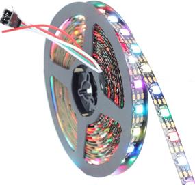 img 4 attached to 🌈 INVOLT 16.4FT 300 Pixels WS2812B Programmable LED Strip Light- Dream Color Flex RGB Rope Light