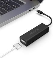 🔌 адаптер answin usb-c к magsafe - usb c к magsafe 1 и 2 магнитный коннектор t-образный/l-образный - совместим с новым macbook pro 13'', новым ipad pro 2018 и другими... логотип