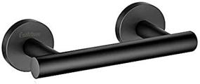 img 4 attached to Stylish and Sturdy 9 Inches Hand Towel Bar in 🧺 Black Stainless Steel for Wall Mount - Ideal for Bathroom Towel Storage