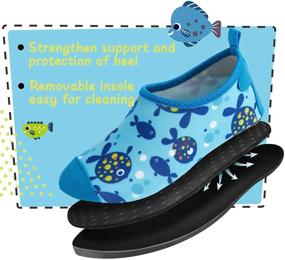 img 1 attached to Mysoft Non Slip Toddler Barefoot Swimming Girls' Shoes: Superior Grip for Safe Water Adventures