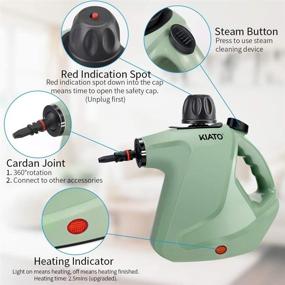 img 1 attached to 10-in-1 Handheld Steam Cleaner: Powerful Cleaning for Home, Office, and Car