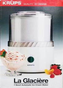 img 2 attached to 🍦 Krups La Glaciere: The Ultimate 1-Quart Automatic Ice Cream Maker