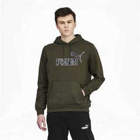 img 2 attached to PUMA Графический флисовый худи "Виноград" мужская одежда.