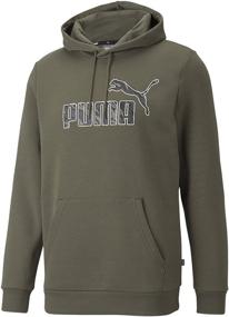 img 4 attached to PUMA Графический флисовый худи "Виноград" мужская одежда.