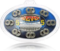 🛼 enhance your skating performance with tour hockey silver-5 rated bearings, 8mm logo