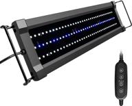 🐠 nicrew classicled gen 2 aquarium light: dimmable led fish tank light with 2-channel control, high output (18-24 inch, 15 watts) logo