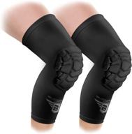 🏀 bucwild sports pro knee sleeves (youth & adult sizes) - knee pads with compression padding for basketball, wrestling, and volleyball - black, white, red, blue логотип