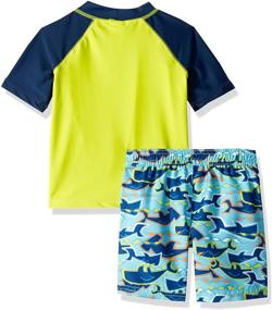 img 1 attached to 🩱 KIKO MAX Little Swimsuit Rashguard for Boys: Clothing and Swimwear