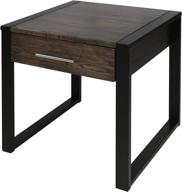 🪑 stylish american ash end table by american trails - austin collection logo