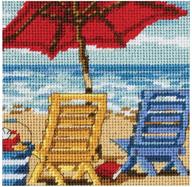 dimensions needlecrafts needlepoint beach chair logo