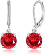 cinily leverback earrings created crystal logo