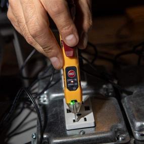 img 2 attached to 🔌 Klein Tools NCVT2PKIT: Dual Range Non-Contact Voltage and Receptacle Tester for Versatile Applications