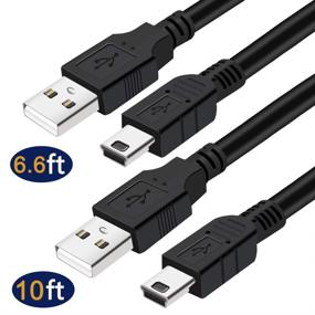 img 4 attached to 🔌 Ultimate PS3 Charger Cable: VOTY PS3 Charging Cord for Garmin GPS & Sony PlayStation 3 Wireless Controller - 10FT, 6FT Long