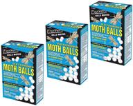 🦋 mothguard 3 pack moth balls: effective old fashioned original moth balls that kill clothes moths and carpet beetles, repellent closet clothes protector with no clinging odor (total: 135 balls) логотип