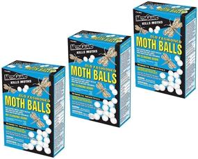 img 2 attached to 🦋 MothGuard 3 Pack Moth Balls: Effective Old Fashioned Original Moth Balls that Kill Clothes Moths and Carpet Beetles, Repellent Closet Clothes Protector with No Clinging Odor (Total: 135 Balls)