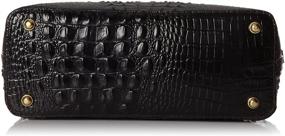 img 1 attached to Stylish and Spacious: Brahmin Large Duxbury Satchel for Women - Black Handbags, Wallets, and Top-Handle Bags