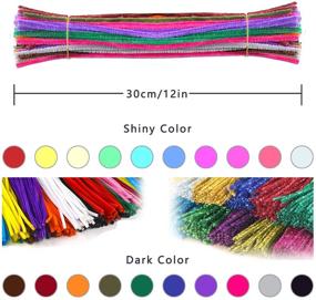 img 3 attached to 🎨 ASOFFI 200-Pack Pipe Cleaners - Assorted Colors Chenille Stems for Children’s Crafts and Art Supplies (612ih)