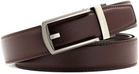 img 2 attached to Experience Ultimate Comfort with Adjustable Genuine Leather Belt