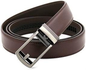 img 3 attached to Experience Ultimate Comfort with Adjustable Genuine Leather Belt