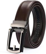 experience ultimate comfort with adjustable genuine leather belt logo