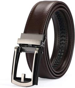 img 4 attached to Experience Ultimate Comfort with Adjustable Genuine Leather Belt