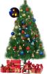 artificial christmas tree lights decorated logo