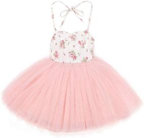 img 4 attached to 👗 Flofallzique Princess Toddlers Clothes: Irresistibly Cute Sundresses for Little Girls