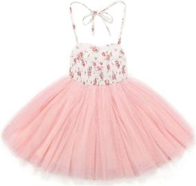 img 3 attached to 👗 Flofallzique Princess Toddlers Clothes: Irresistibly Cute Sundresses for Little Girls