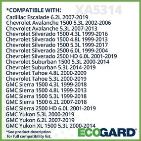 img 2 attached to ECOGARD XA5314: Превосходный воздушный фильтр для двигателя Chevy Silverado & Tahoe (1999-2019)