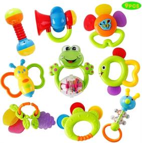 img 3 attached to Rattle Teether Baby Toys Sunwuking