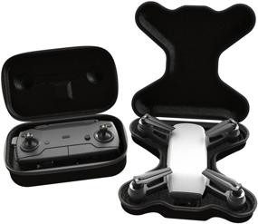 img 3 attached to 🎒 GoScope SPARK GO CASE: Compact Hardshell Case for DJI Spark & Controller - Adventure/Travel Case with Belt Straps for Easy Hands-Free Carrying - Slimline Water-Resistant Nylon Hard Case