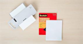 img 3 attached to 📚 Scotch Thermal Laminating Pouches, 5 Mil Thickness, 100-Pack - Extra Protection for Letter Size Sheets