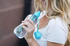 img 2 attached to 🍶 BPA-Free Bobble Classic Reusable Water Bottle with Replaceable Carbon Filter - Lavender, 34 oz./1 L