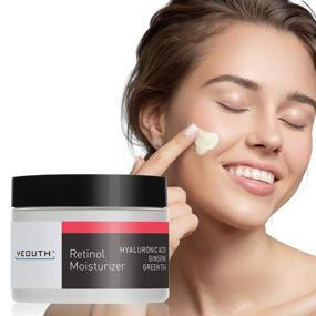 img 1 attached to 💧 YEOUTH Retinol Cream Moisturizer for Face - 2.5% Retinol, Hyaluronic Acid, Ginseng & Green Tea - 2oz