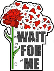 img 1 attached to 🎶 Hadestown 'Wait for Me' Stickers - Set of 4 Coloring Broadway Stickers, Inspired by the Musical HADESTOWN, Durable, Bubble-Free Vinyl, Die-Cut, Sized 2.5"x 3" - Set of 4