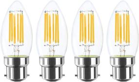 img 4 attached to 🔆 Lamsky Filament Incandescent Equivalent Non Dimmable Industrial Electrical: Effortless Lighting Solution with Classic Appeal.