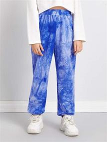 img 2 attached to 👖 Girls' Activewear Jogger Sweatpants with Pockets by Romwe