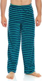 img 1 attached to 👖 Leveret Fleece Sleep Pants: Comfortable White Men's Sleepwear and Lounge Pants