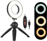 dimmable brightness ringlight streaming photography logo