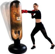 🥊 highly durable inflatable free standing punching bag for adult and teen fitness training, stress relief, and boxing workouts logo