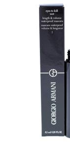 img 2 attached to 💧 Waterproof GIORGIO ARMANI Eyes To Kill Mascara - Long-Lasting Definition for Women, 0.28 Oz