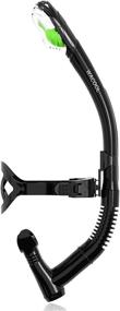 img 4 attached to 🤿 WACOOL Training Headstrap Support Dry Top Snorkel Tube: Enhancing Comfort for Pool and Open Water Activities in Scuba, Swimming, and Snorkeling