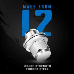 img 3 attached to Гайка колесная SIZZER M12x1.5 - длина 1,46 дюйма, с шестигранником 13/16 дюйма в стиле "магнит", предназначена для замены на колесо 12 мм x 1,5 - хромированное покрытие, упаковка из 20 шт.